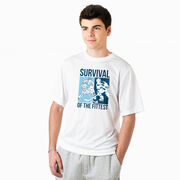 Hockey Short Sleeve Performance Tee - Survival of the Fittest