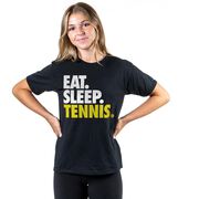 Tennis T-Shirt Short Sleeve Eat. Sleep. Tennis.