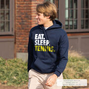 Tennis Hooded Sweatshirt - Eat. Sleep. Tennis.