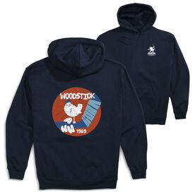 Hockey Hooded Sweatshirt - Woodstick (Back Design)
