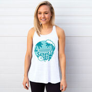 Pickleball Flowy Racerback Tank Top - Serve's Up