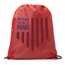 Baseball Drawstring Backpack - No Place Like Home