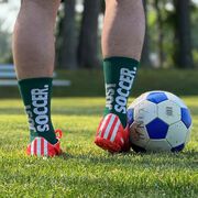 Soccer Woven Mid-Calf Socks - Just Soccer