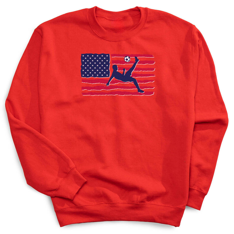 Soccer Crewneck Sweatshirt - Guys Soccer Land That We Love