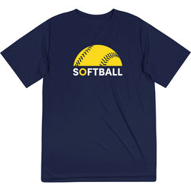 Softball Short Sleeve Performance Tee - Modern Softball