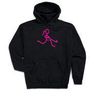 Field Hockey Hooded Sweatshirt - Neon Field Hockey Girl