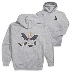 Baseball Hooded Sweatshirt - It's Bats (Back Design)