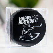 Hockey Puck - Happy Birthday