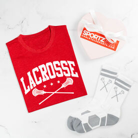 Guys Lacrosse Valentine SportzBox™- Talk With Sticks