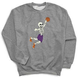 Basketball Crewneck Sweatshirt - Bones Baller