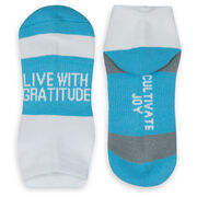 Socrates&reg; Woven Performance Sock - Live with Gratitude