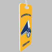 Cheerleading Bag/Luggage Tag - Personalized Cheer Team Pom Pom & Megaphone