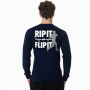 Baseball Tshirt Long Sleeve - Rip It Flip It (Back Design)