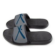 Baseball Repwell&reg; Slide Sandals - Crossed Bats with Ball