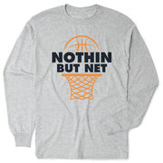 Basketball Tshirt Long Sleeve - Nothin But Net