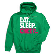 Cheerleading Hooded Sweatshirt - Eat Sleep Cheer