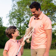 Guys Lacrosse Short Sleeve Polo Shirt - Chillax'n Lacrosse