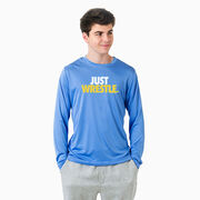 Wrestling Long Sleeve Performance Tee - Just Wrestle