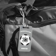 Soccer Bag/Luggage Tag - Personalized Soccer Team Ball