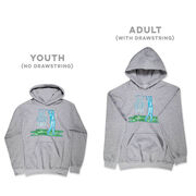Golf Hooded Sweatshirt - Eat. Sleep. Golf