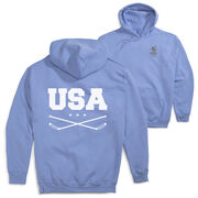 Hockey Hooded Sweatshirt - USA(Back Design)