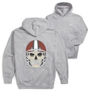 Football Hooded Sweatshirt - Game Face (Back Design)