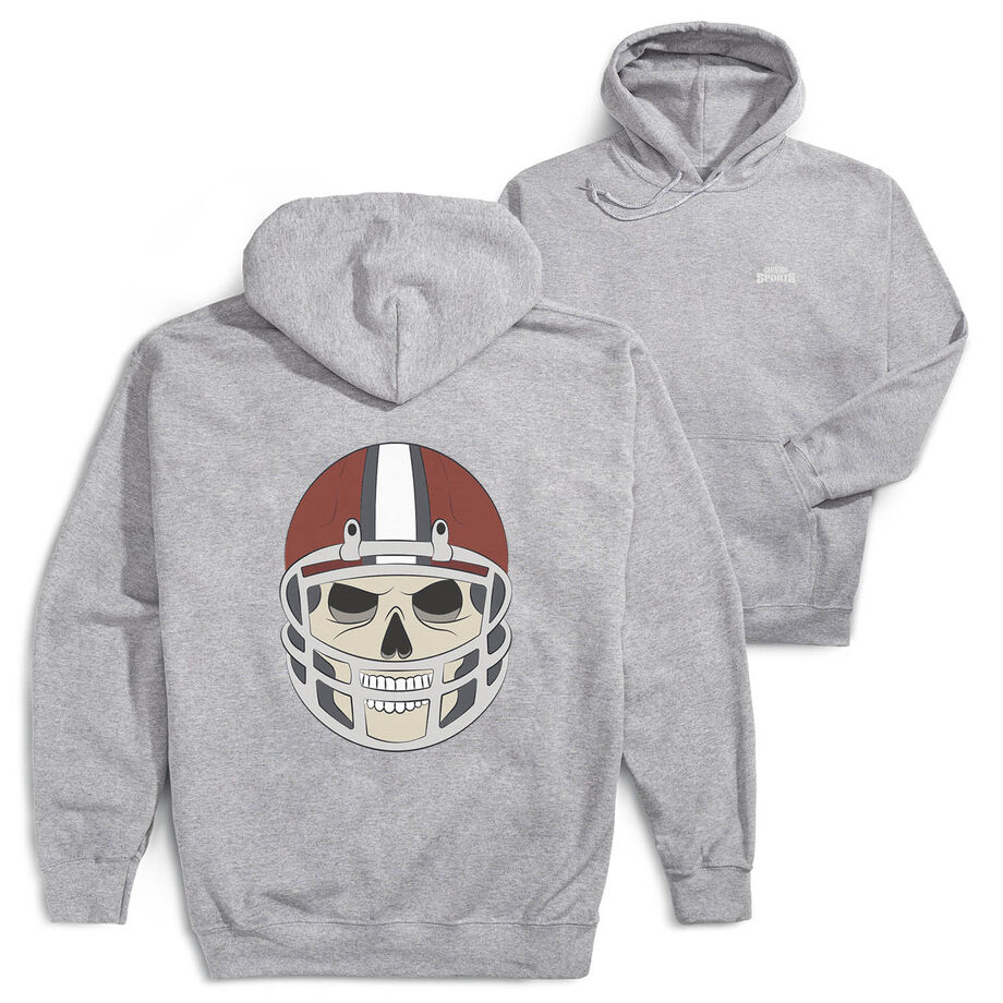 Football Hooded Sweatshirt - Game Face (Back Design)