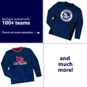 Custom Team Long Sleeve Velocitee T-Shirt  -  Hockey