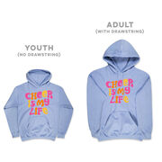 Cheerleading Hooded Sweatshirt - Cheer Is My Life