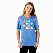 Soccer Short Sleeve Performance Tee - Soccer Makes Me Happy