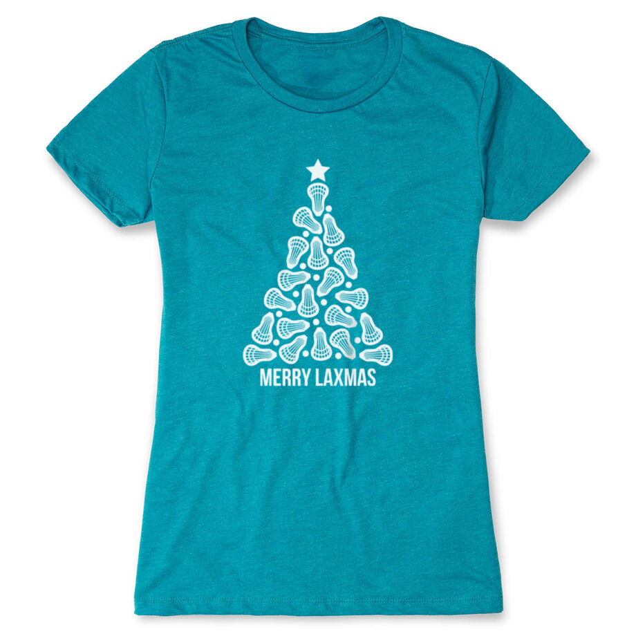 Lacrosse Women's Everyday Tee - Merry Laxmas Tree
