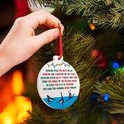 Gymnastics Round Ceramic Ornament - Jingle All the Way