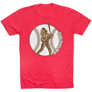 Baseball T-Shirt Short Sleeve - Baseball Bigfoot