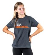 Basketball T-Shirt Short Sleeve Eat. Sleep. Basketball.