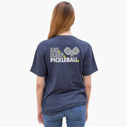 Pickleball Short Sleeve T-Shirt - Eat. Sleep. Pickleball (Back Design)