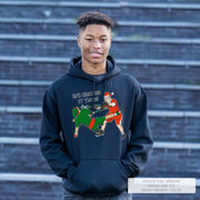 Guys Lacrosse Hooded Sweatshirt - Checking It Twice Lacrosse