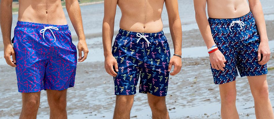 Lacrosse Swim Trunks