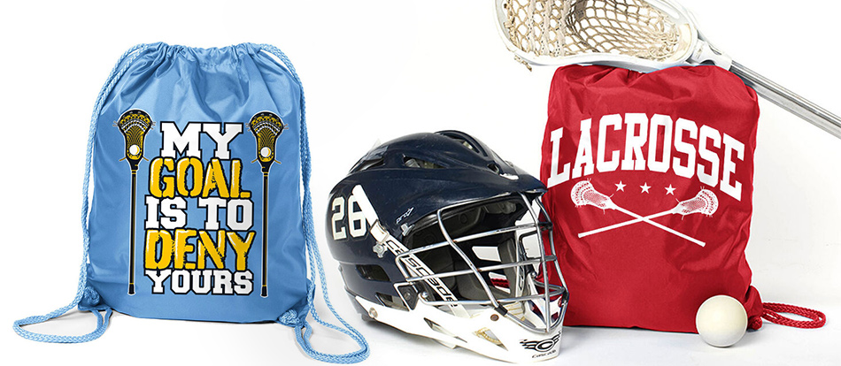 Lacrosse Drawstring Backpacks