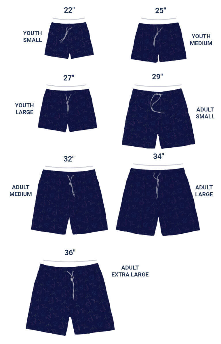 ChalkTalkSPORTS Swim Trunks Size Chart