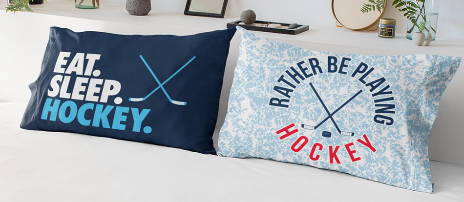 Shop Hockey Pillowcases
