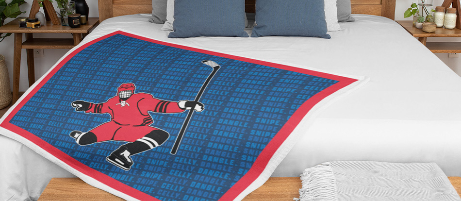 Shop Hockey Blankets
