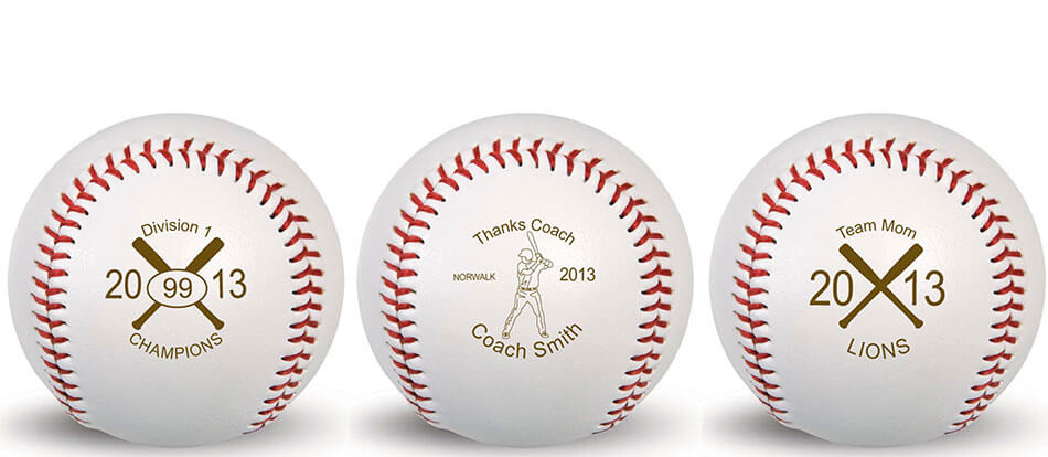 Custom Engraved Baseballs