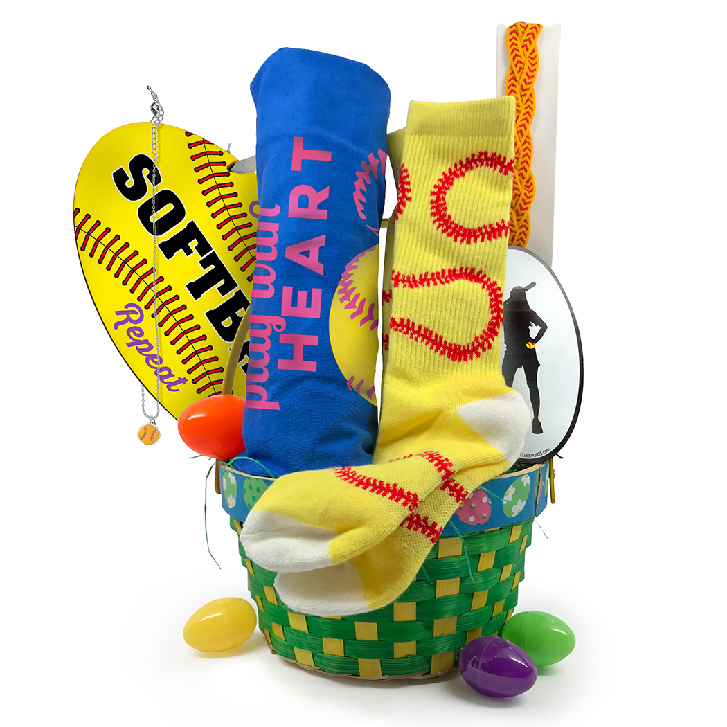 Home Run Softball Easter Basket