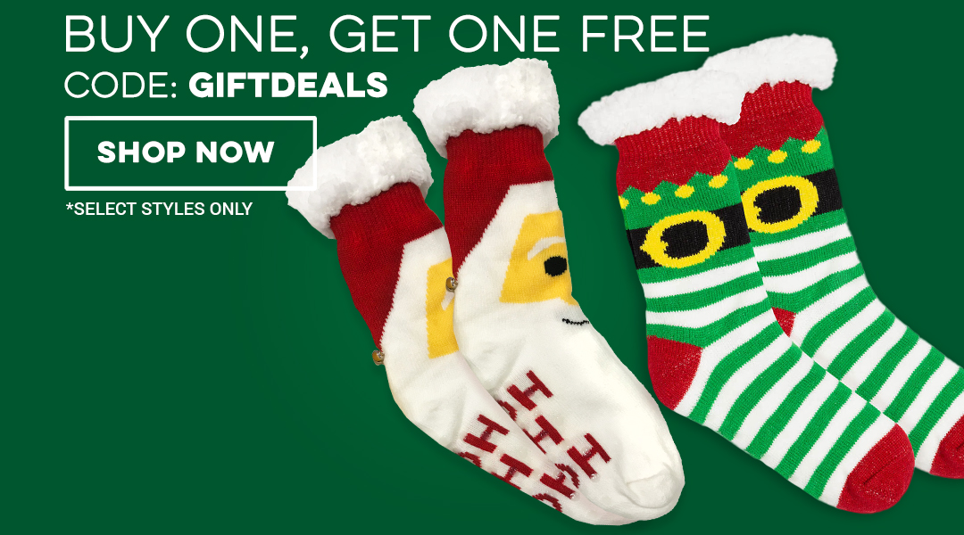 Buy 1 Get 1 Free Select Slipper Socks
