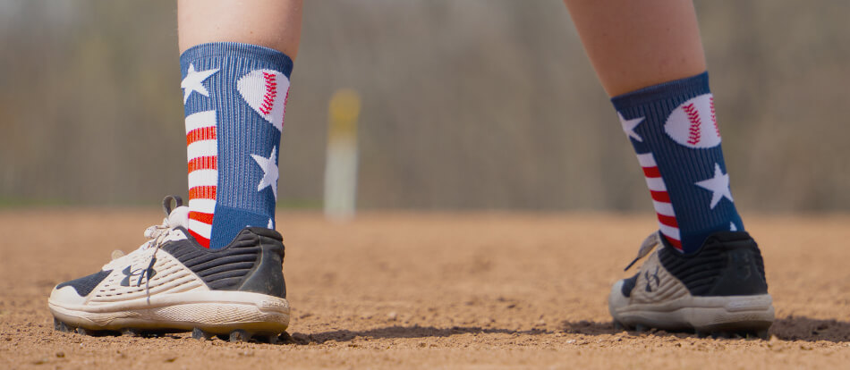 Shop Baseball Crew Socks