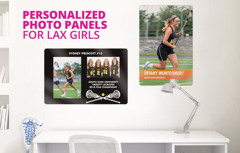 Personalized Photo Panel of Your Lax Girl