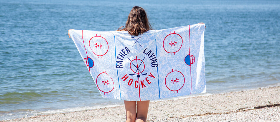 Shop Hockey Beach Towels