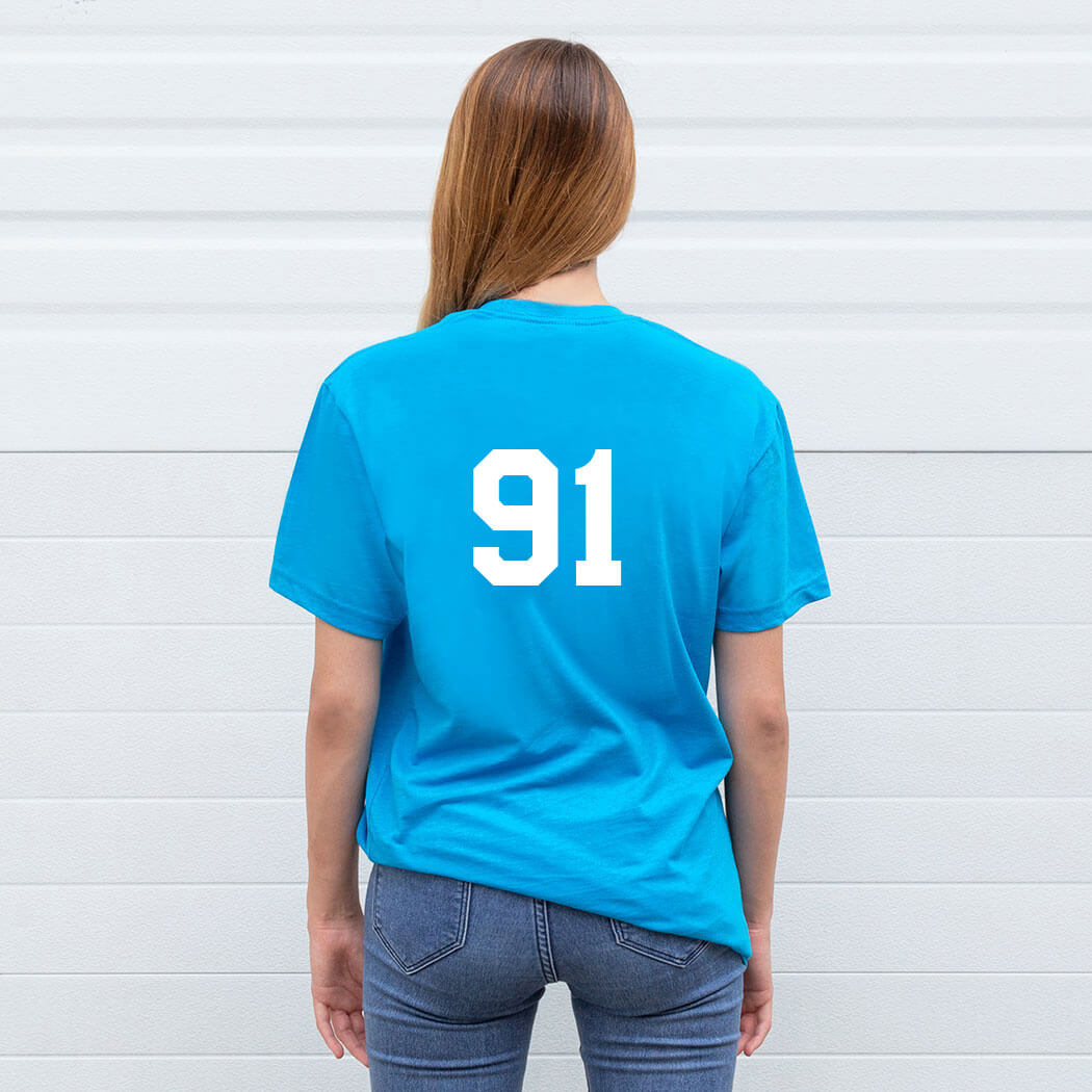 Girls Lacrosse T-Shirt Short Sleeve - Free To Lax And Sparkle - Personalization Image
