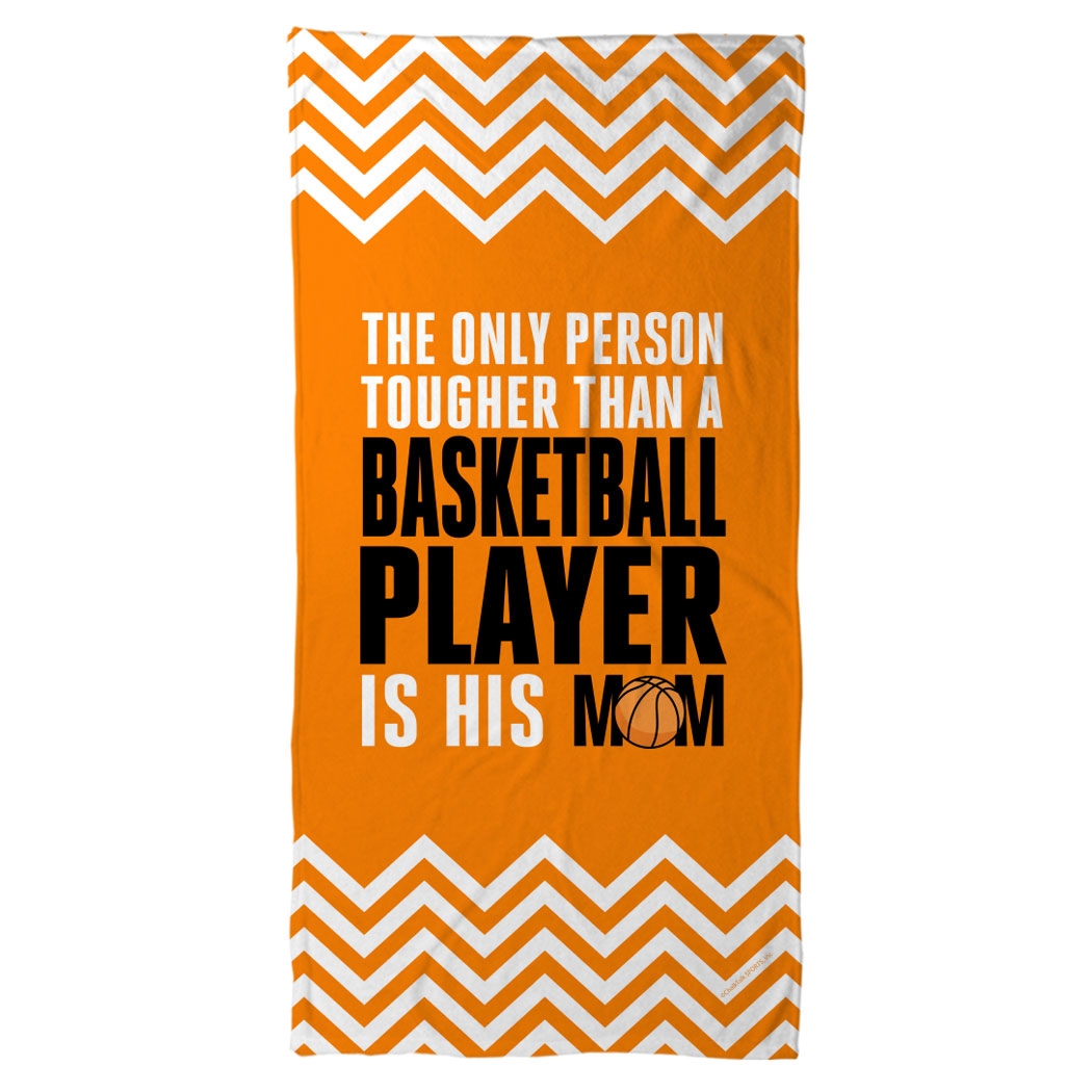 Basketball Beach Towel Tougher Than A Player Chalktalksports Basketball Beach Towel Tougher Than A Player