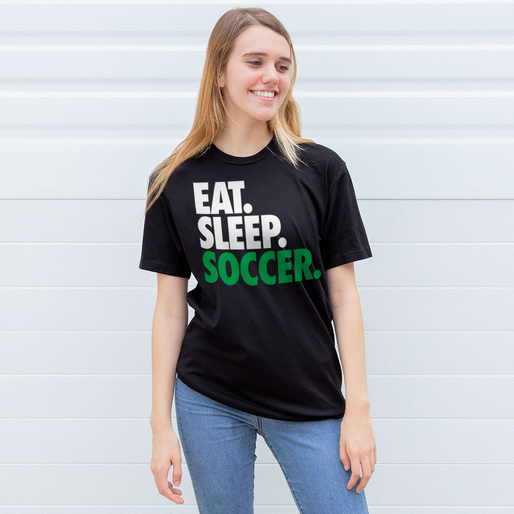 Soccer T-Shirt Short Sleeve Eat. Sleep. Soccer. | ChalkTalkSPORTS